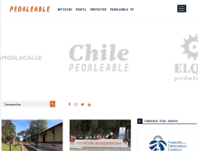 Tablet Screenshot of pedaleable.org